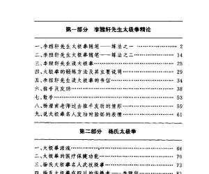 《杨式太极拳法精解》李雅轩